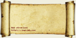 Jovanka Jaćimović vizit kartica